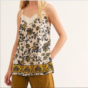 NWT FREE PEOPLE INTIMATELY SILK CAMISOLE SIZE XL